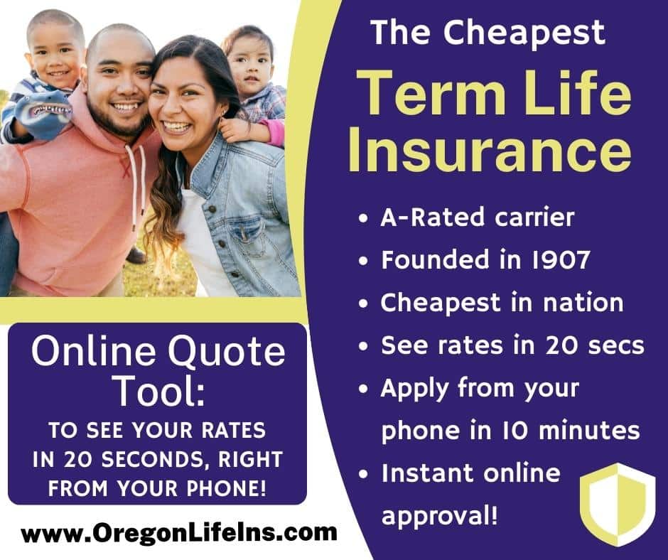 Oregon Life Insurance Quote